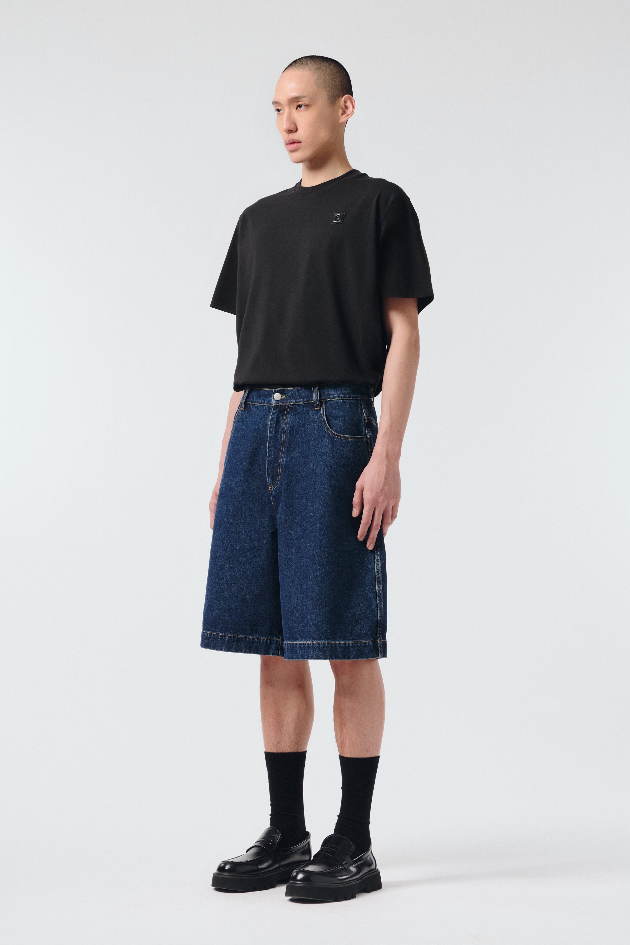 Denim Short in Cozy Style